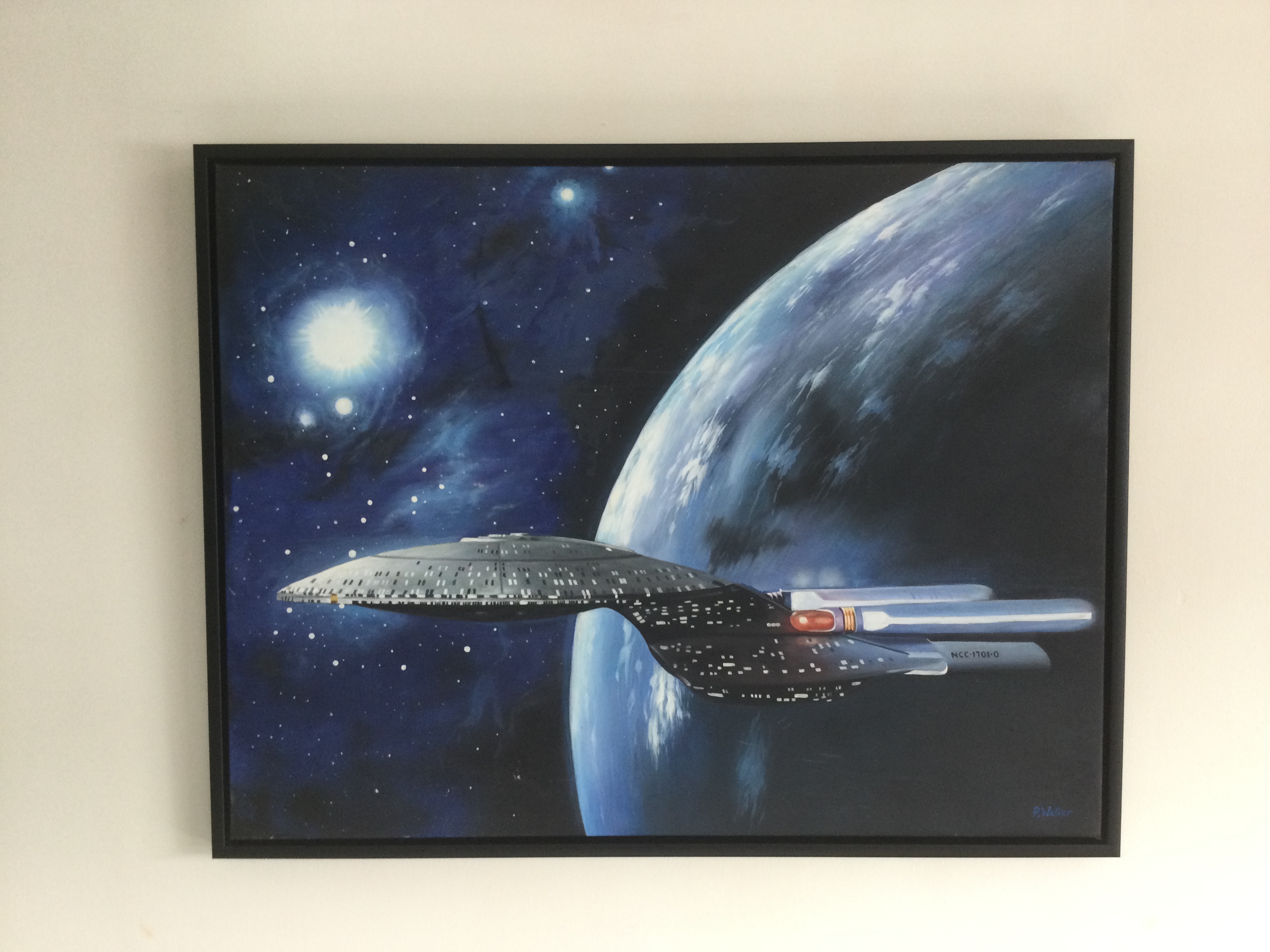 “The Starship Enterprise” by P. Walker